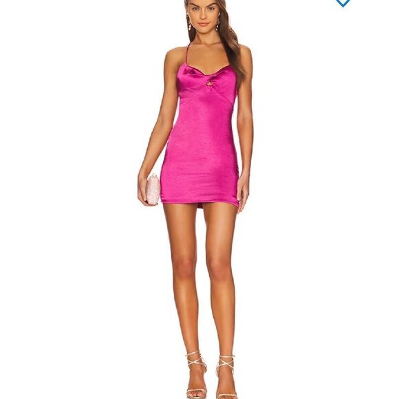 Superdown julieta mini dress in Maroon size Medium flawed NWT - Picture 1 of 10